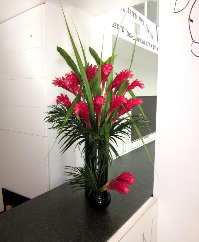 Corporate flowers, Weekly flowers, weekly vase, corporate flowers, reception flowers, weekly corporate vase