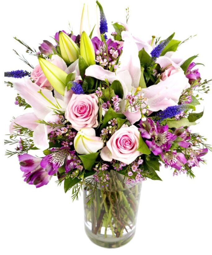 Subscription flowers - pinks