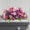 Bright Pink Casket Spray