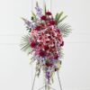 Standing Funeral Spray with lilies