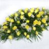 Yellow Roses Casket Spray